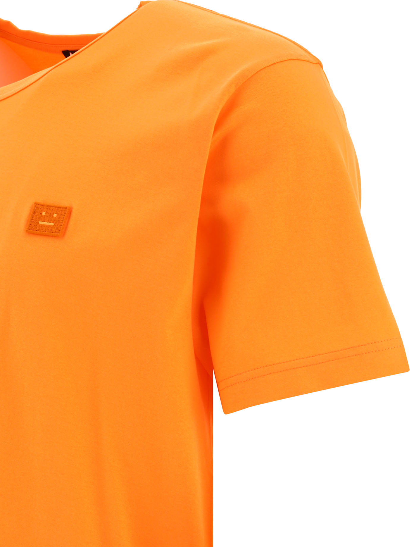 ACNE STUDIOS Orange Face t-shirt